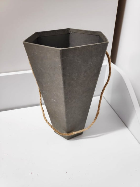 Florist flower Box Grey - Evergreen Silk Plants