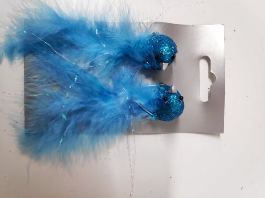 Birds Blue - Evergreen Silk Plants