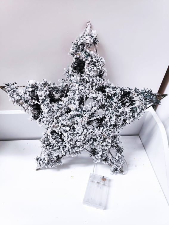 Christmas Led Star 40cm - Evergreen Silk Plants