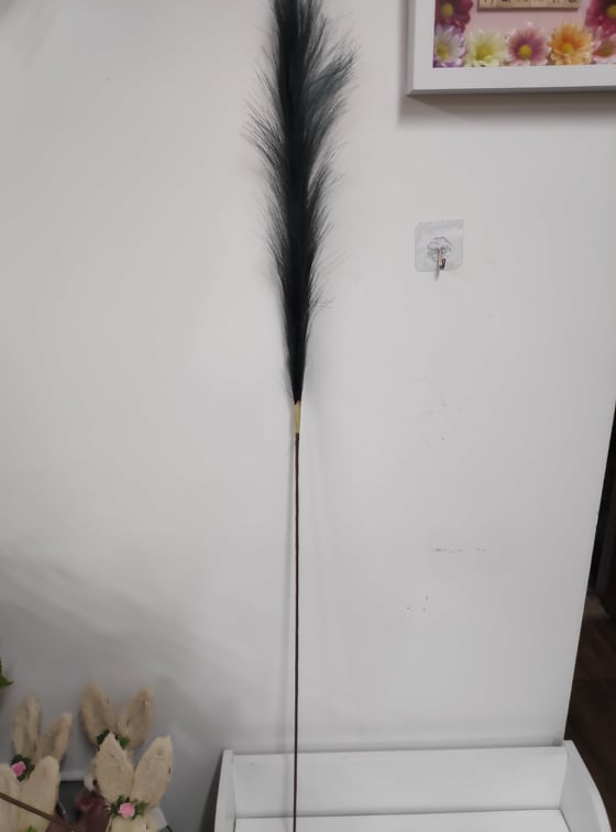 Long Pampas Grass Petrol Blue - Evergreen Silk Plants