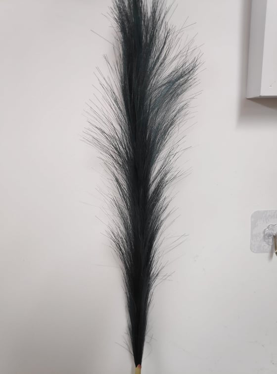 Long Pampas Grass Petrol Blue - Evergreen Silk Plants