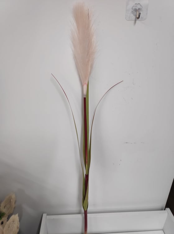 Leafed Pampas Grass Pink - Evergreen Silk Plants