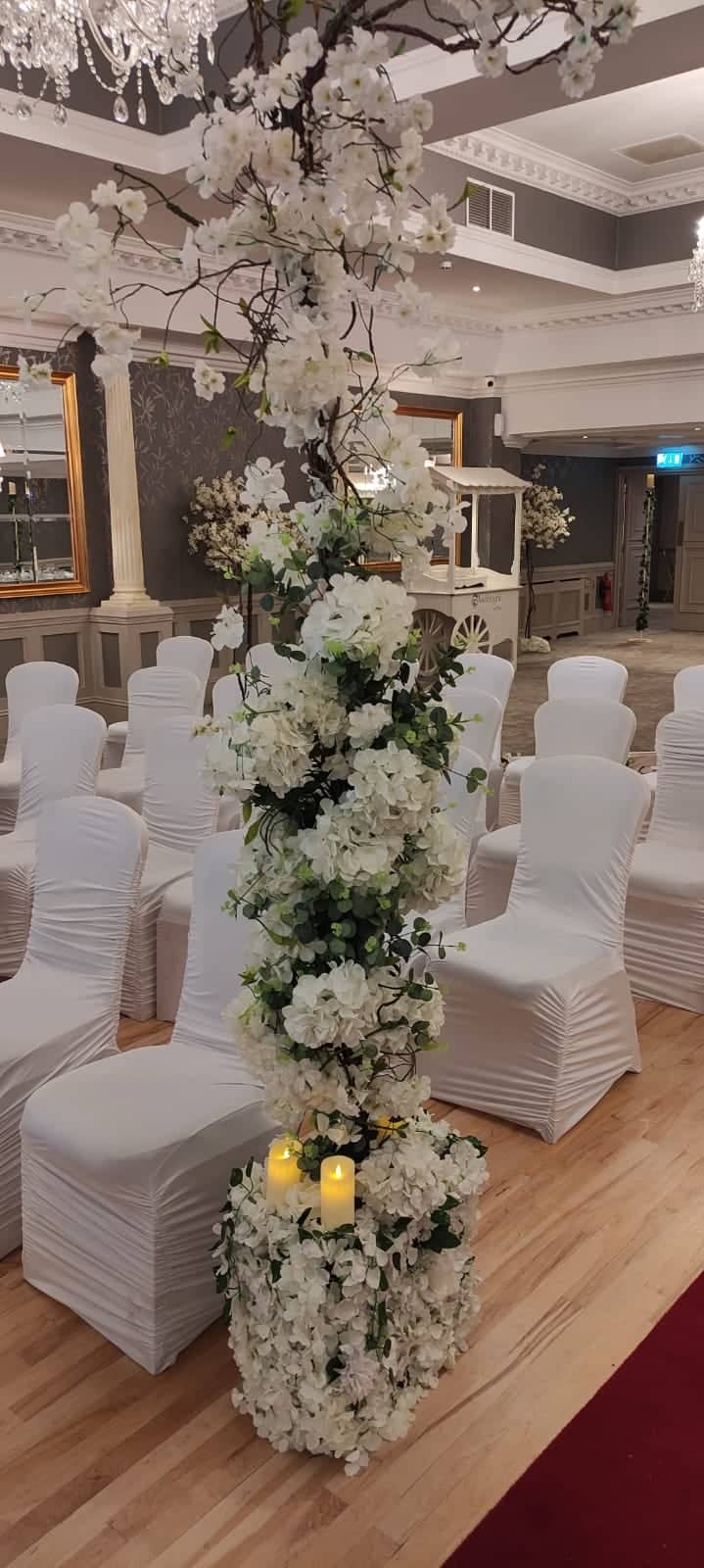 Enchanted Wedding Ceremony Package up to 10 trees - Evergreen Silk Plants