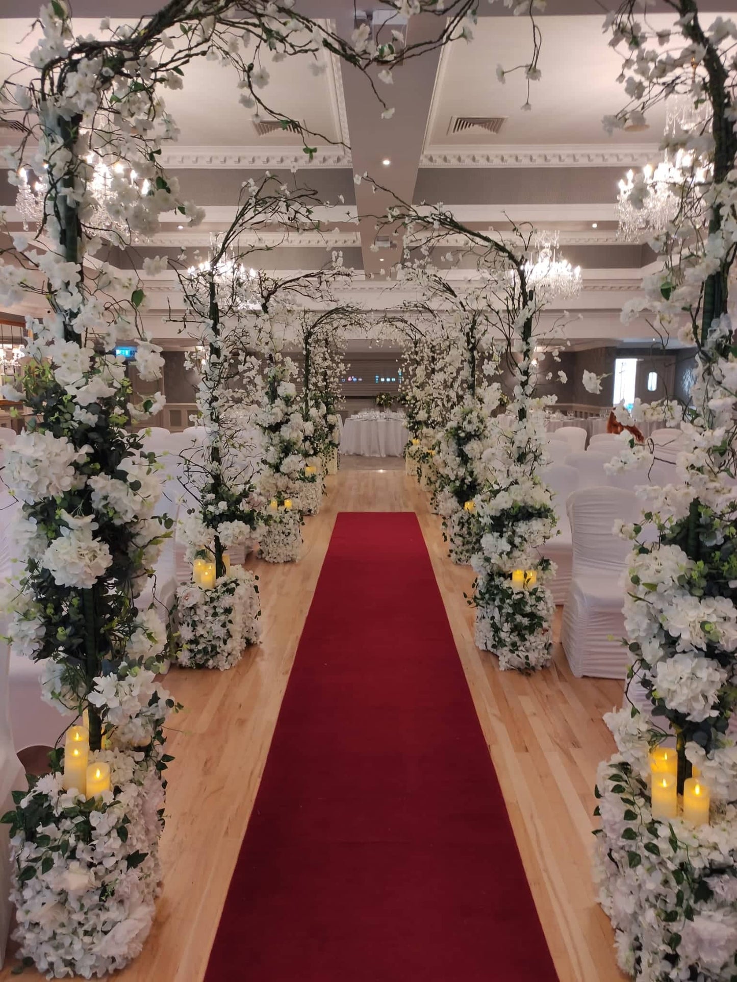 Enchanted Wedding Ceremony Package up to 10 trees - Evergreen Silk Plants