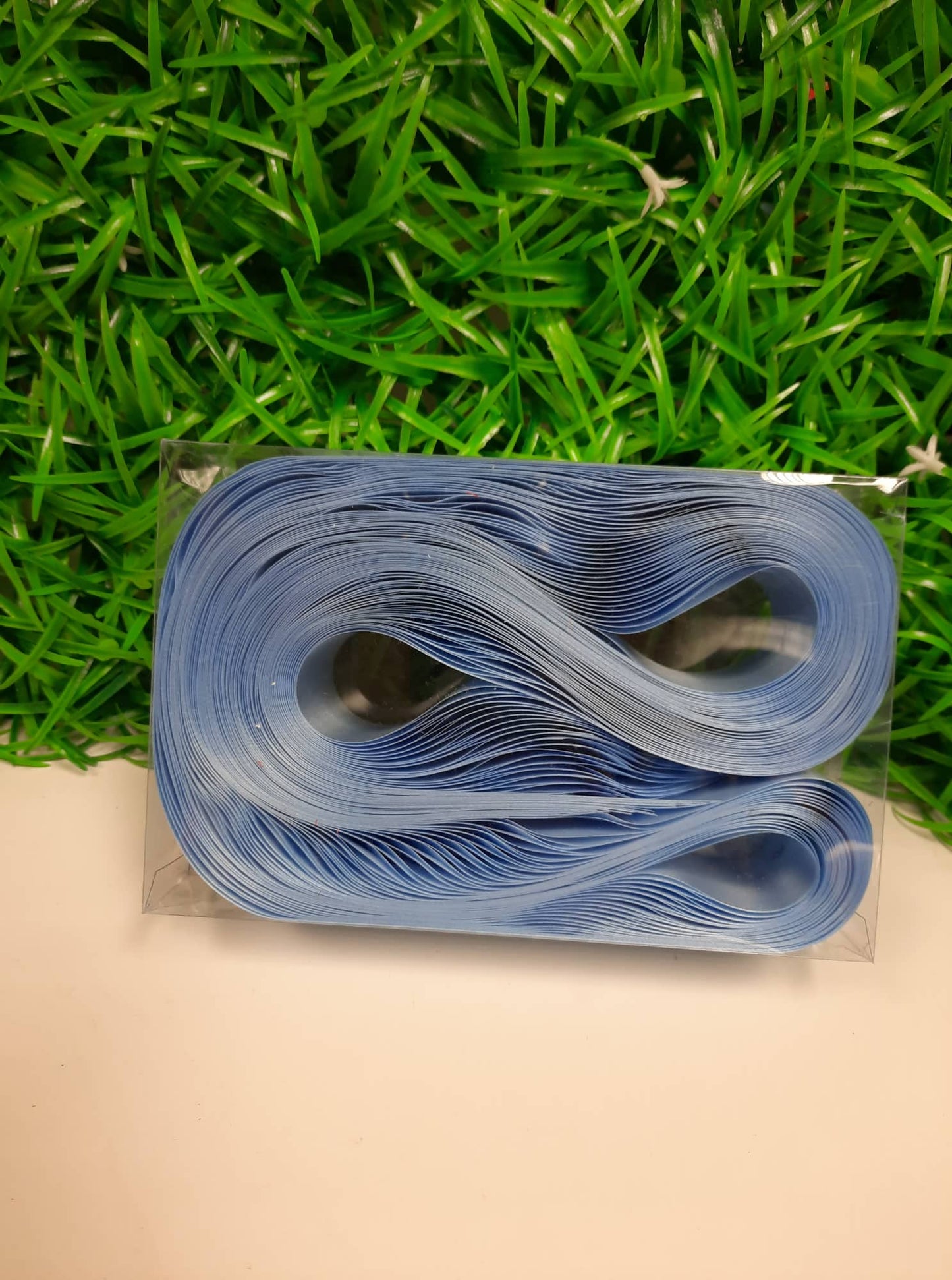 POLY RIBBON PULL BOWS 50mm Baby Blue - Evergreen Silk Plants