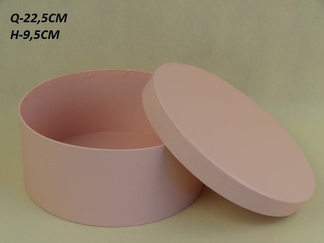 Hat Box Large Pink - Evergreen Silk Plants