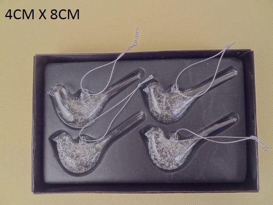 Bird Set - Evergreen Silk Plants