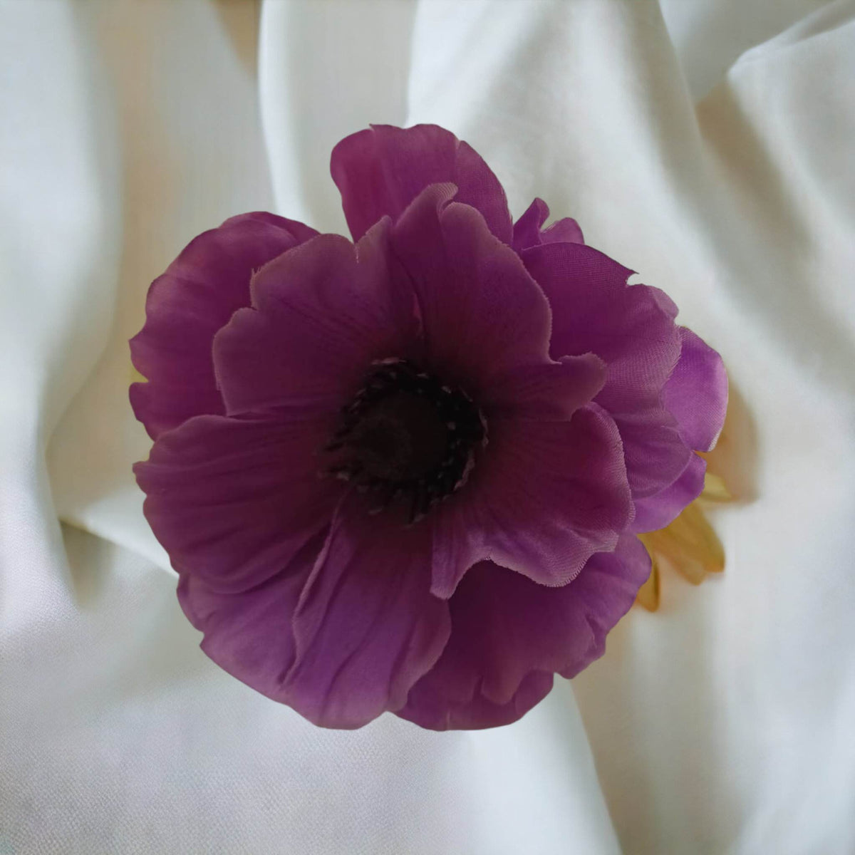 poppy flowerhead lilac 11cm