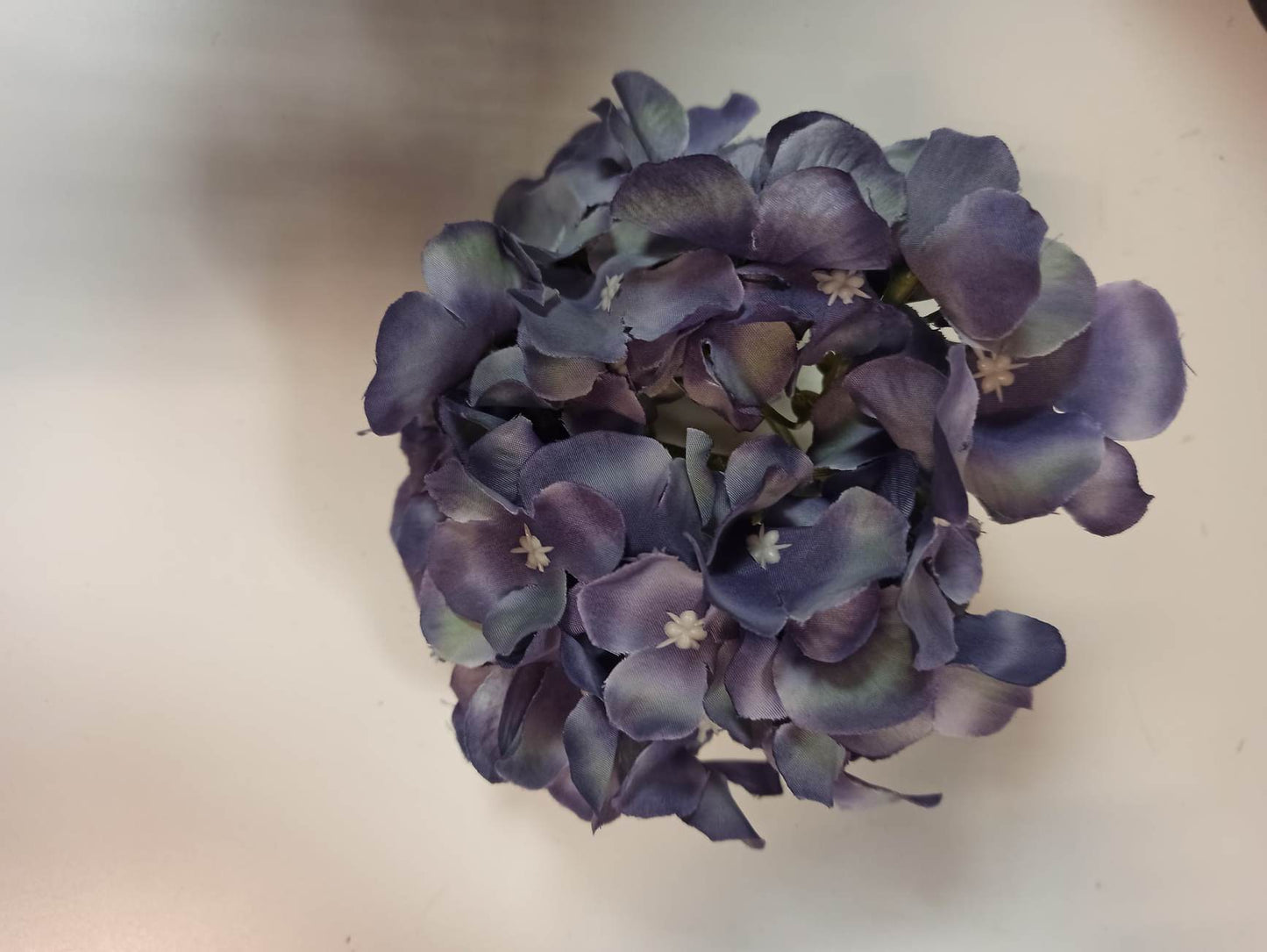 15cm hydrangea grey/lilac - Evergreen Silk Plants