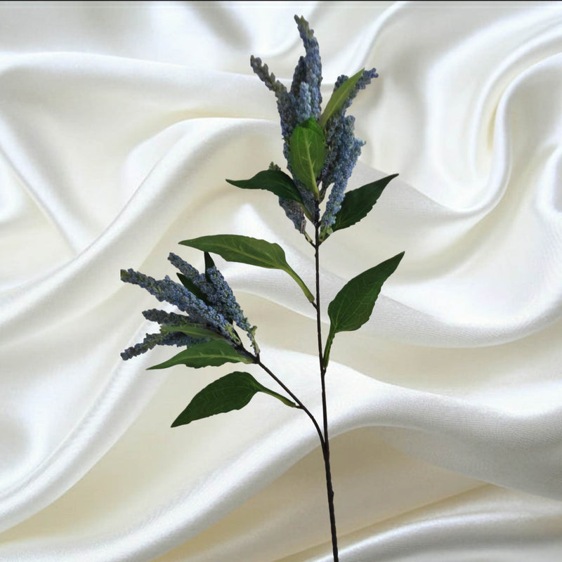 94cm Coloured Spray Blue | Evergreen Silk Plants