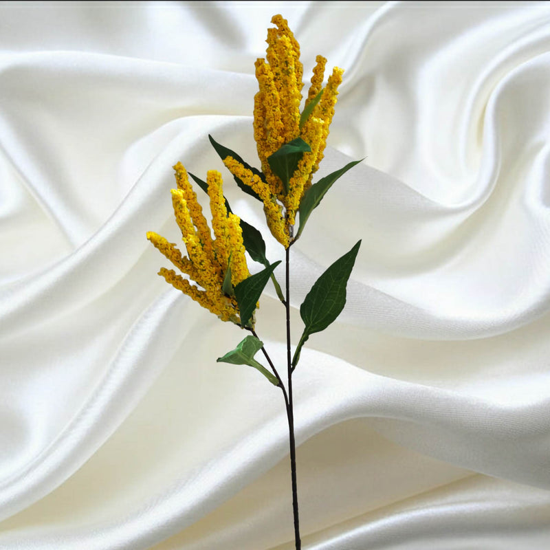 94cm Coloured Spray Yellow | Evergreen Silk Plants