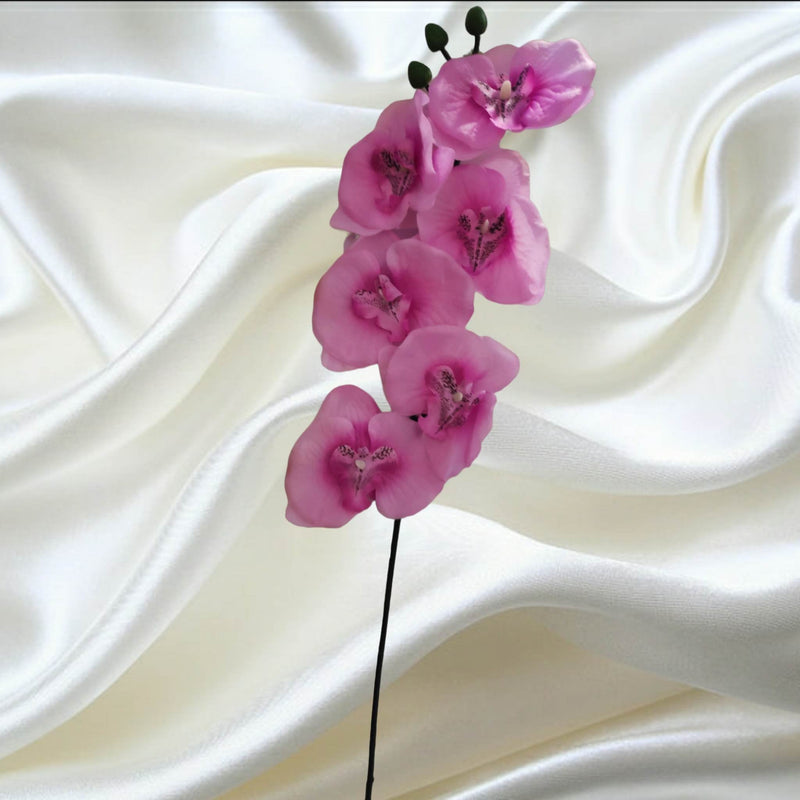 73cm Orchid spray 6 flowers Pink | Evergreen Silk Plants