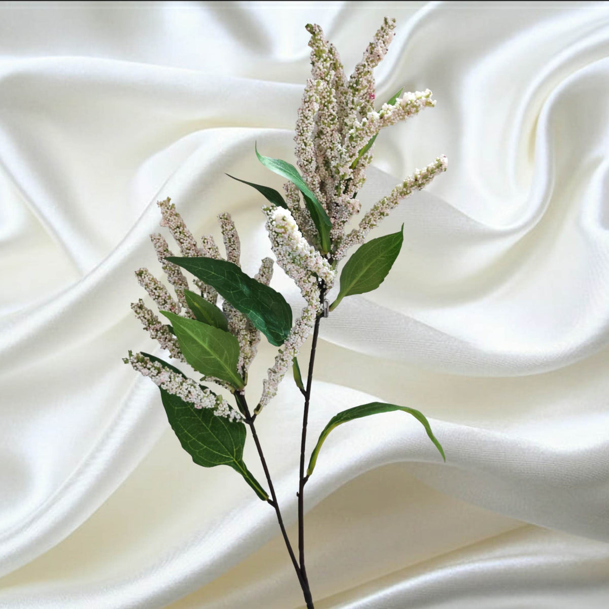 94cm Coloured Spray White/pink fleck | Evergreen Silk Plants
