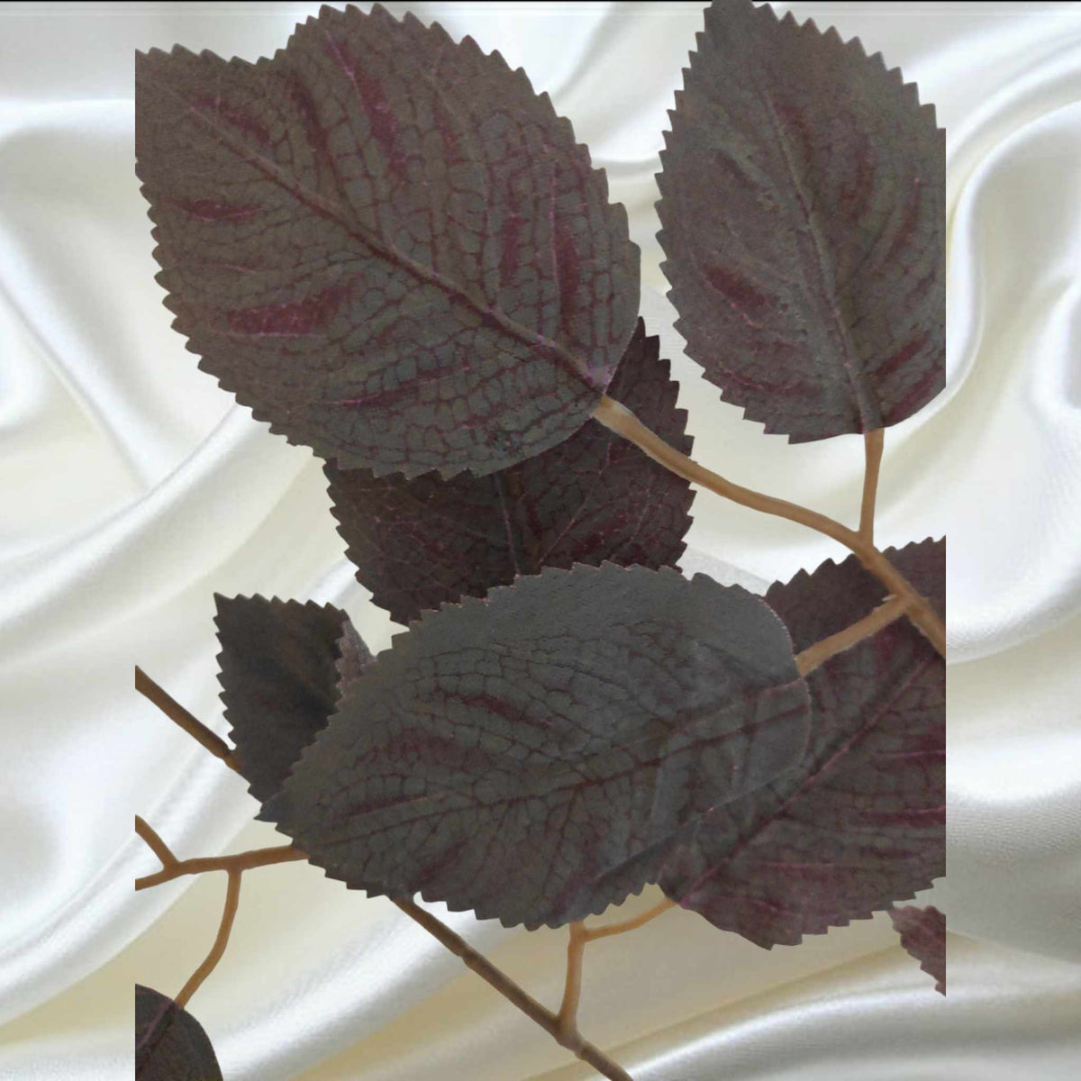 60 cm Rose Leaf Spray | Evergreen Silk Plants