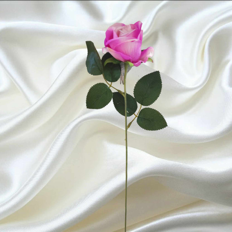 52cm Velvet Rose Cerese/Pink | Evergreen Silk Plants