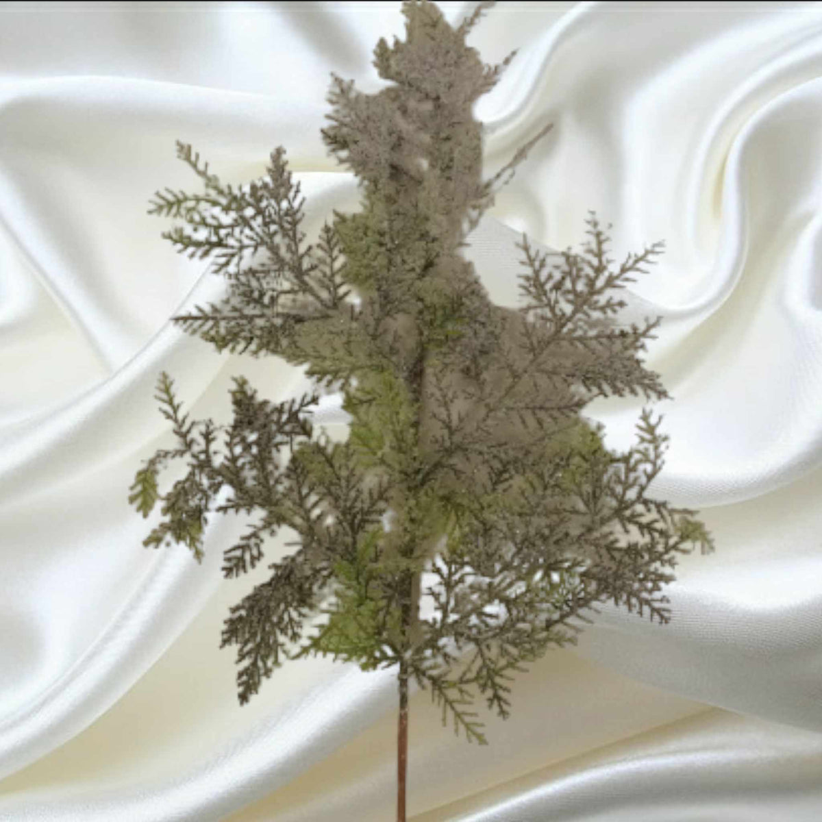 70cm frosted branch | Evergreen Silk Plants