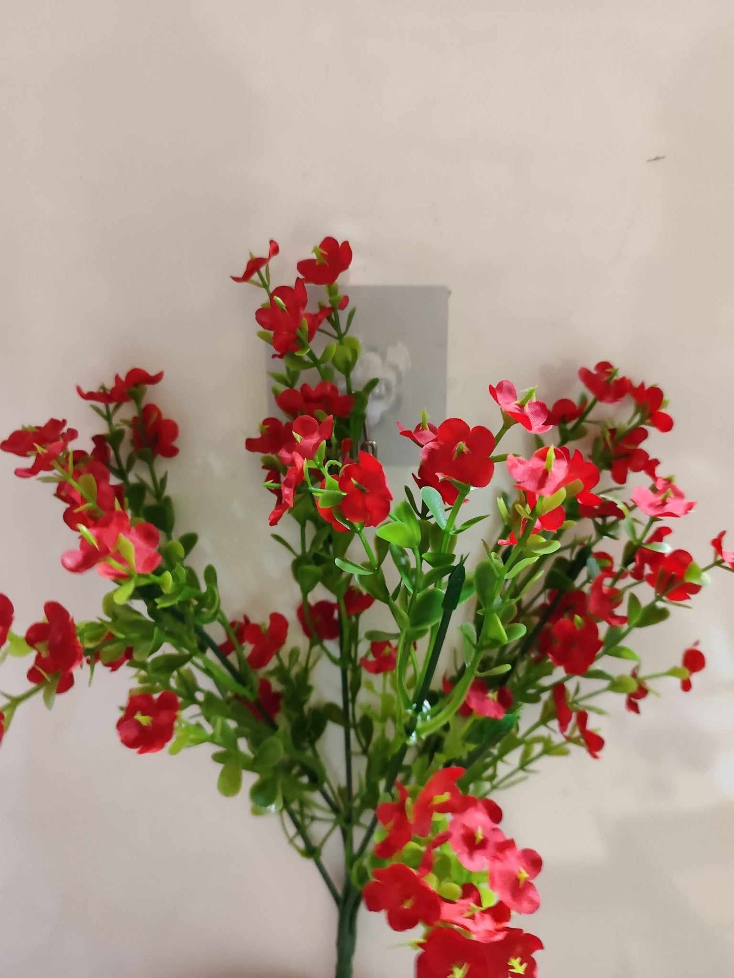 33cm Flowering Filler Red - Evergreen Silk Plants