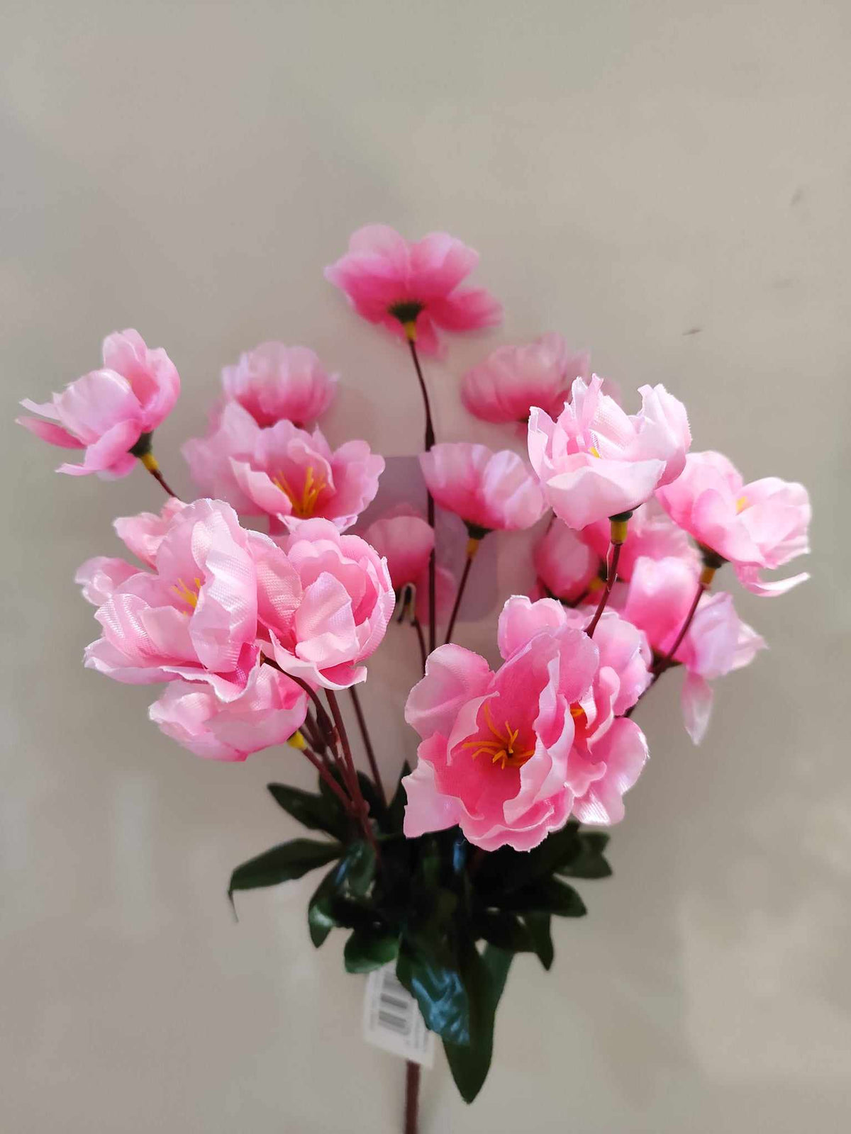 34cm Azalea Bouquet Pink - Evergreen Silk Plants