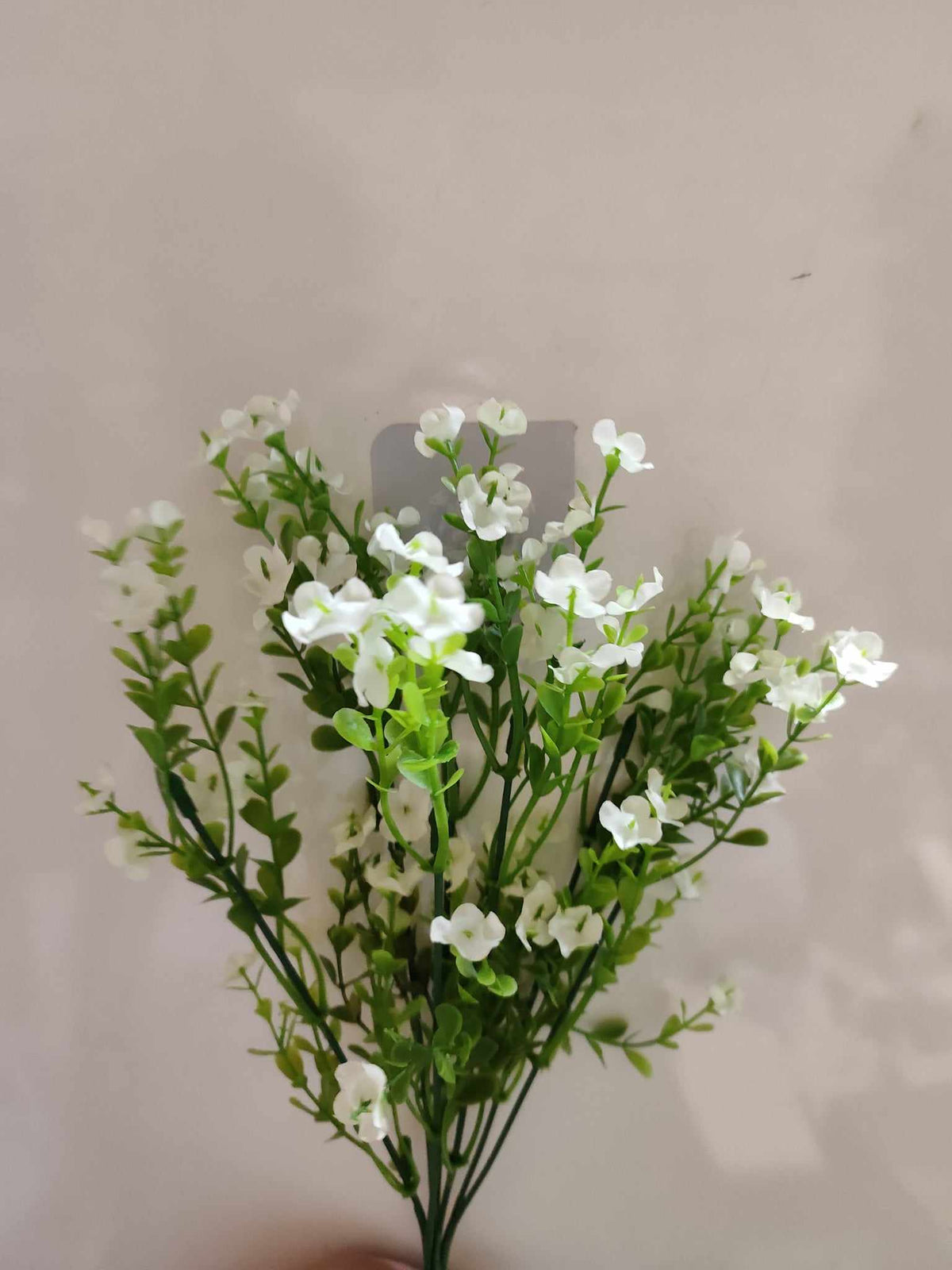 33cm Flowering Filler White - Evergreen Silk Plants