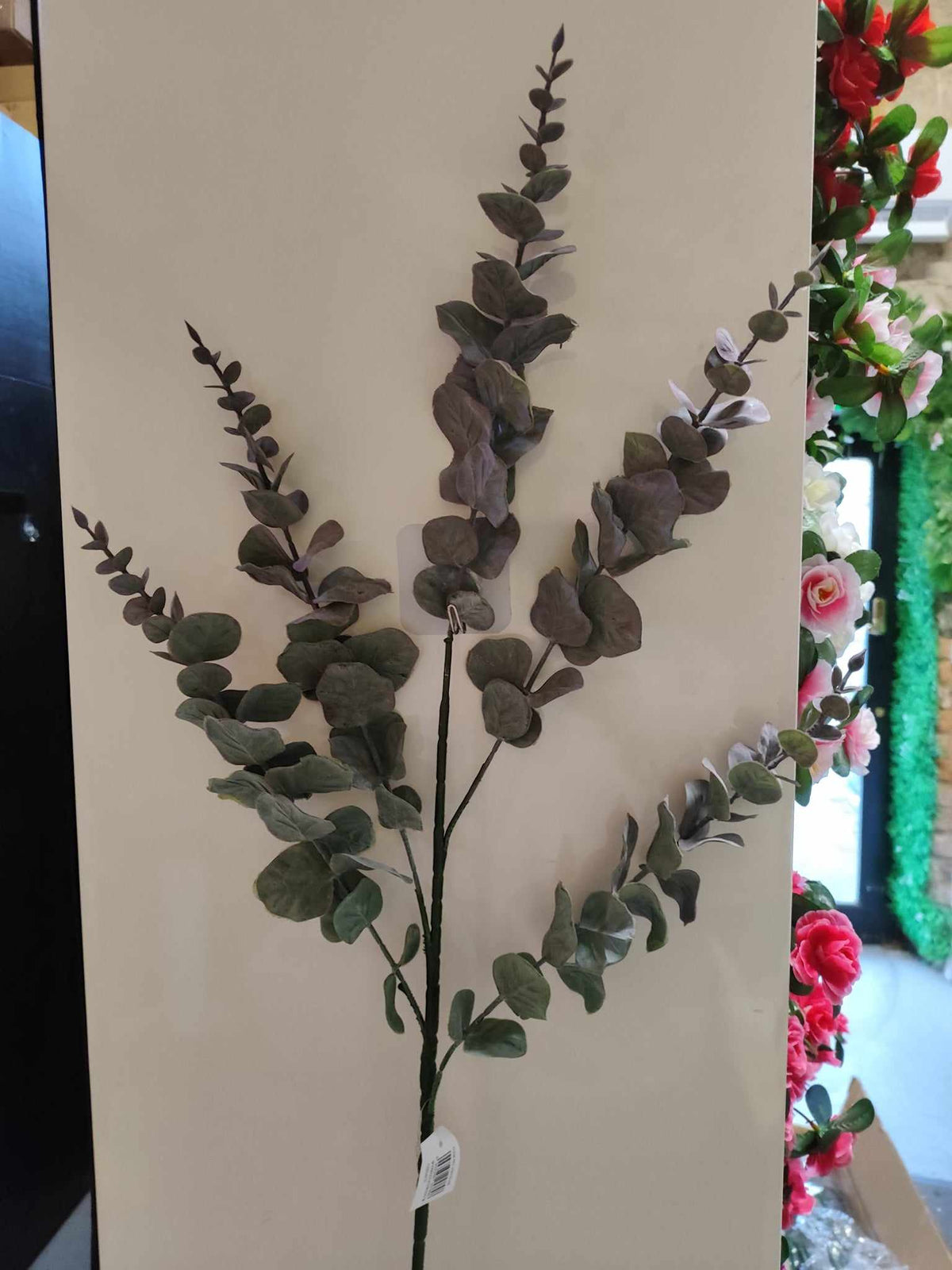 94cm Eucalyptus DK/Green purple hue - Evergreen Silk Plants