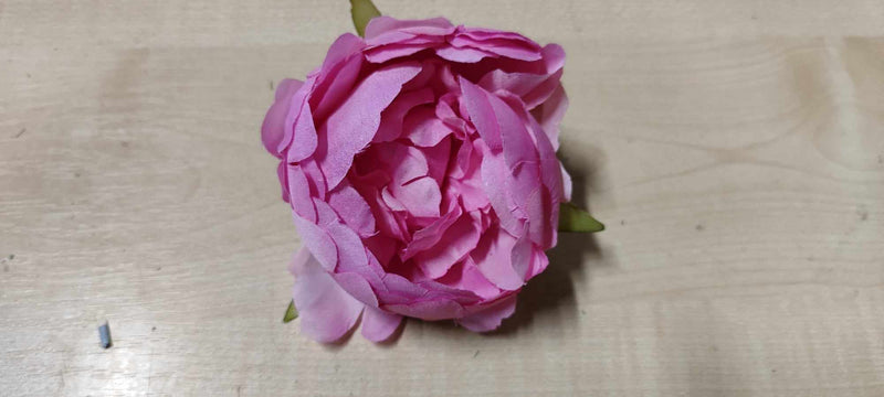 9cm peony flowerhead pink - Evergreen Silk Plants