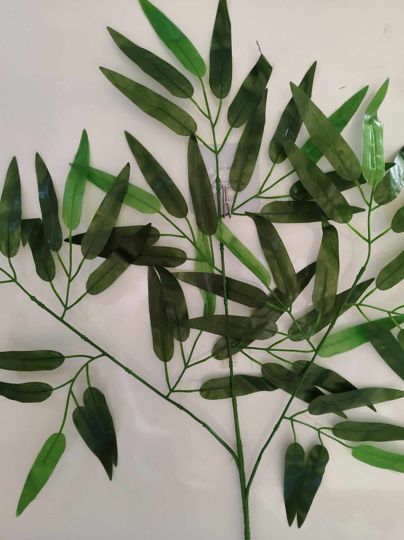 56cm Bamboo Leaf Spray - Evergreen Silk Plants