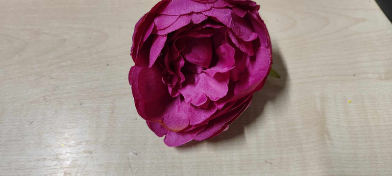 9cm peony flowehead cerise - Evergreen Silk Plants