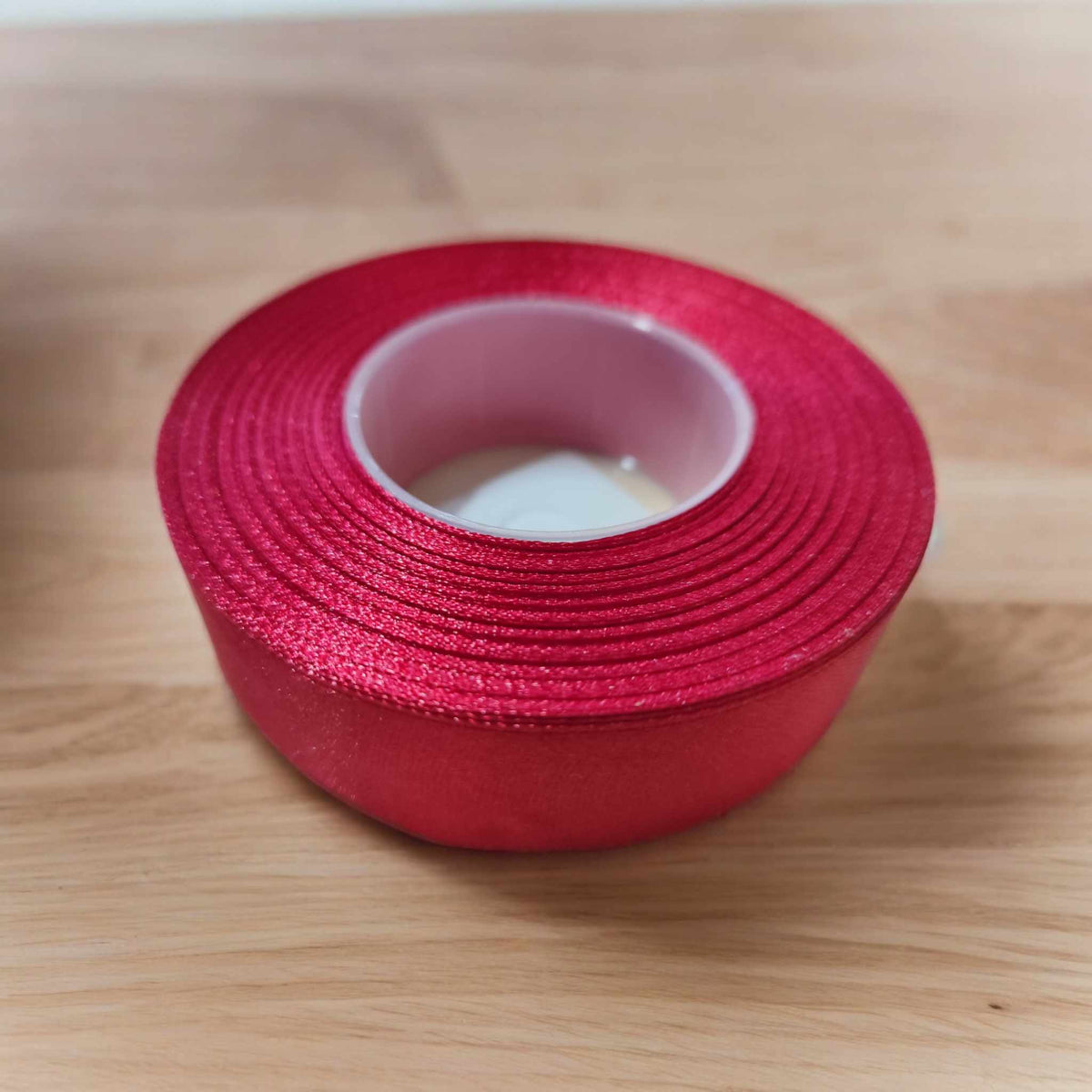 25mm x 35yards Red Satin Ribbon