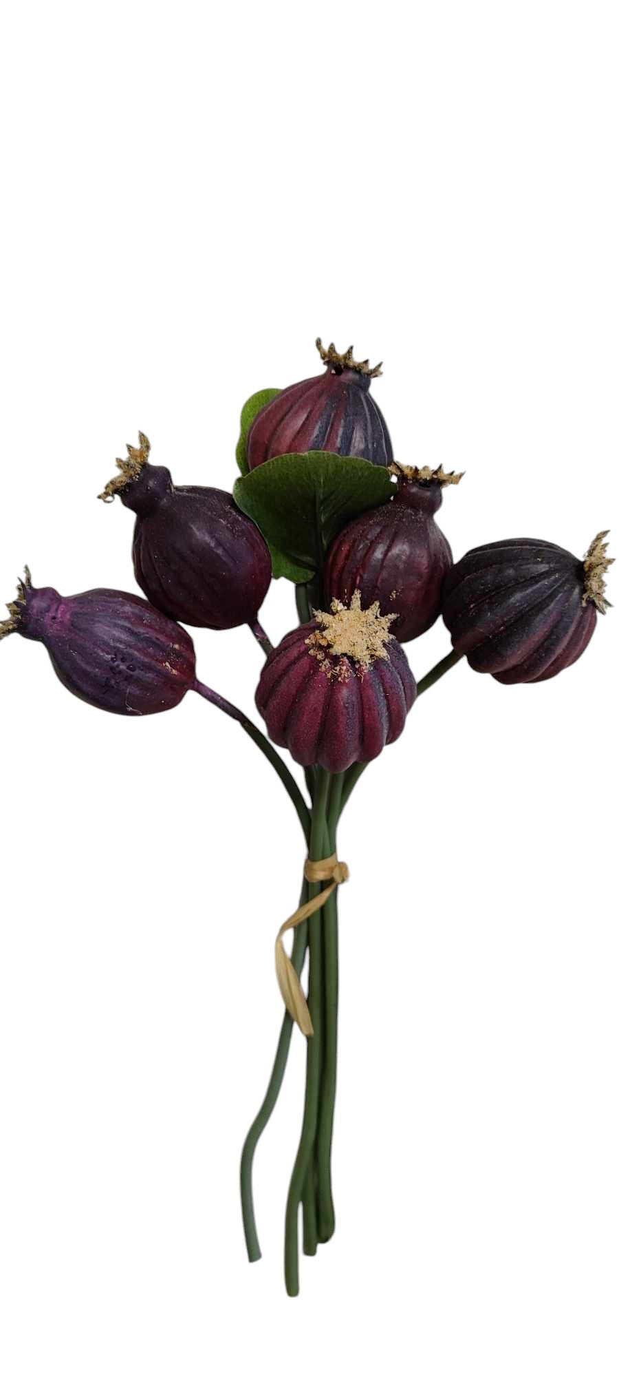 28cm Opium Poppy x 6 Plum