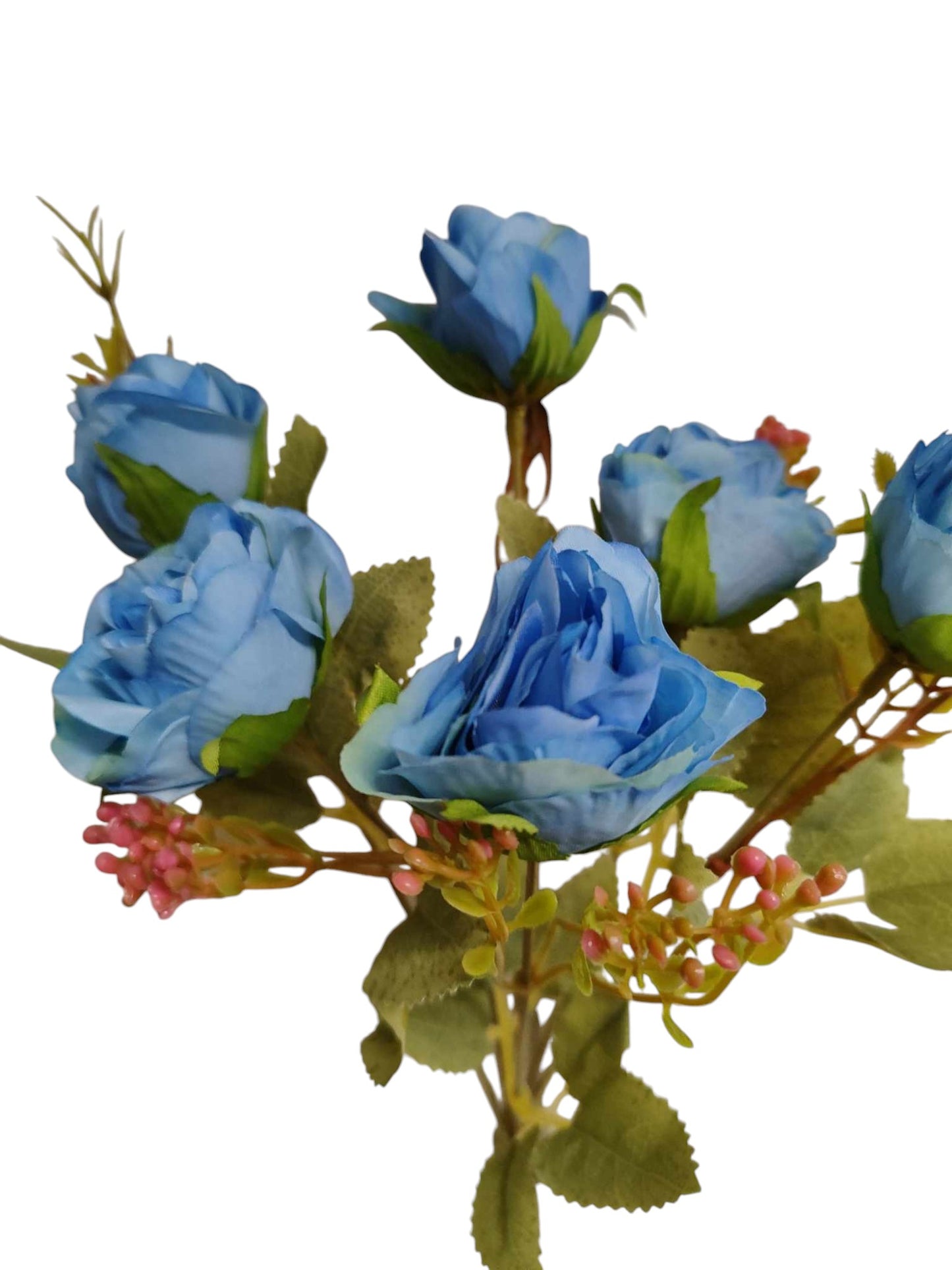 30cm Rose Bouquet Blue