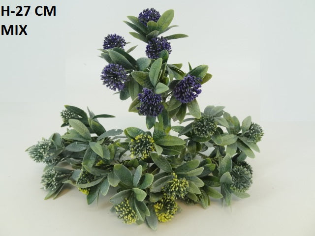 27cm Herb Filler - Evergreen Silk Plants