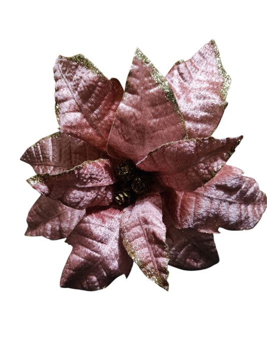 34cm pink poinsettia