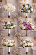 Wedding bouquet deposit product for reserving bridal flowers