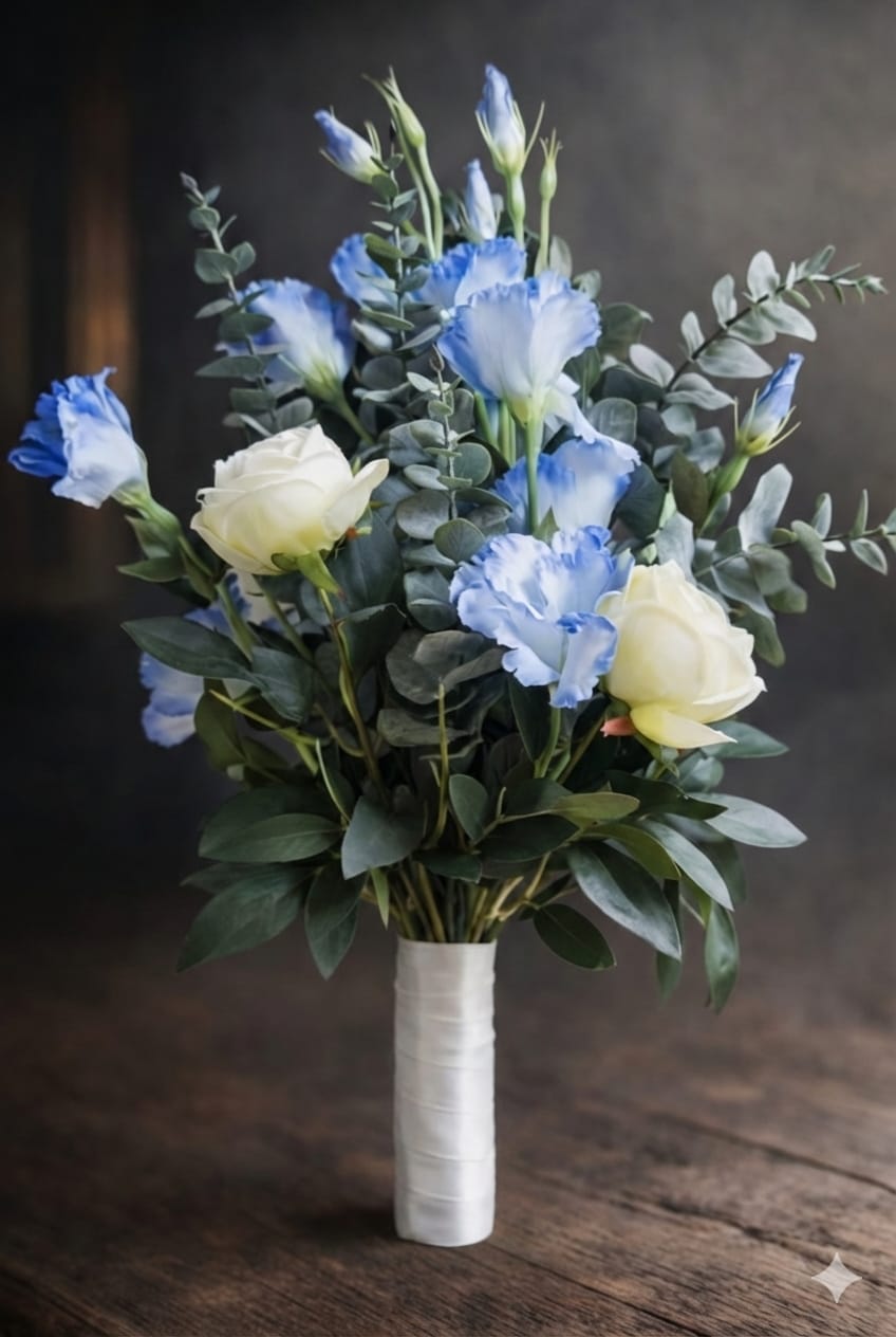 Wedding Bouquets - Evergreen Silk Plants Wedding Bouquets - Artificial Wedding Bouquets - Fake Wedding Bouquets - plants Wedding Bouquets - trees Wedding Bouquets - flowers Wedding Bouquets - greenery 