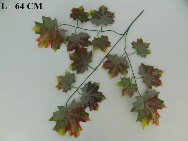 64cm Maple Leaf Spray - Evergreen Silk Plants