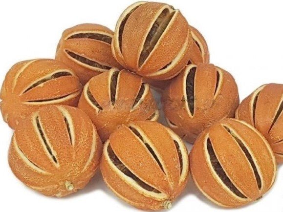DRIED WHOLE ORANGE approx. 6 cm 250 g / pack (12-14 pieces) | Evergreen Silk Plants