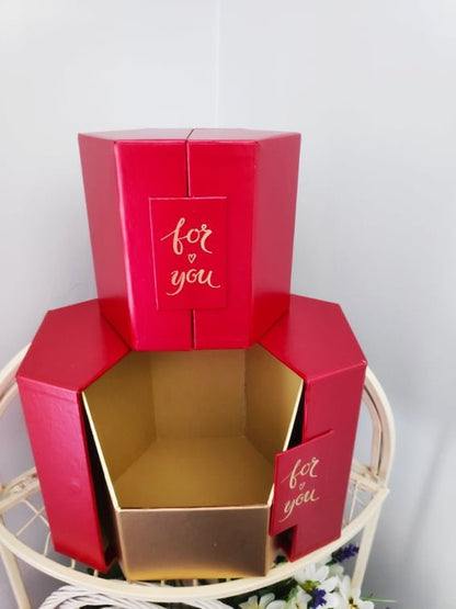 Florist Hat Box - Evergreen Silk Plants