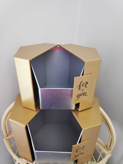 Florist Hat Box - Evergreen Silk Plants