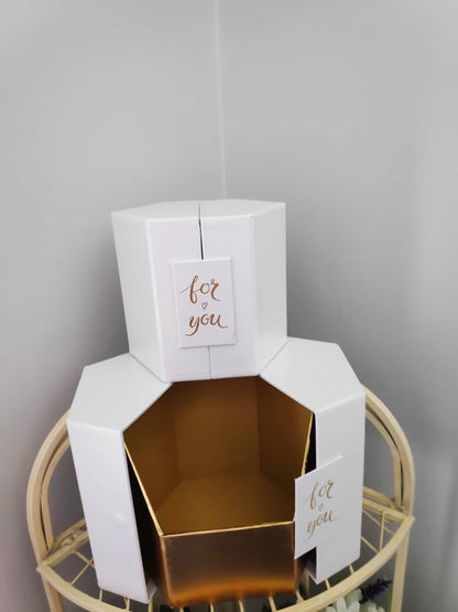 Florist Hat Box - Evergreen Silk Plants