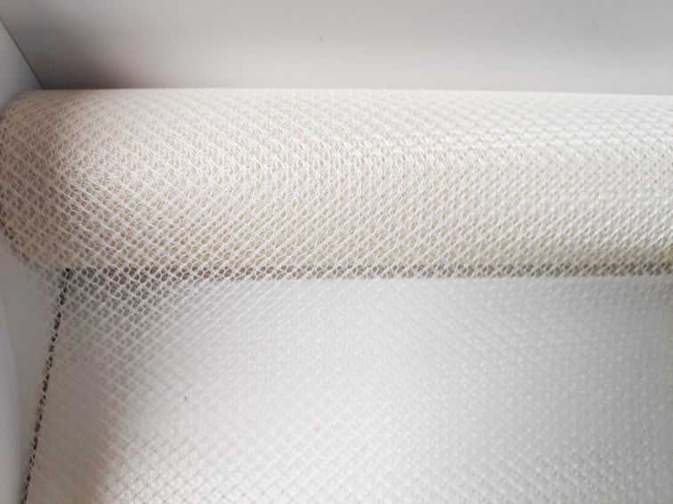 Florist Mesh Ribbon - Evergreen Silk Plants