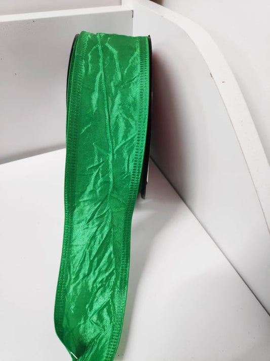 Florist Luxury Vaganza Wired Ribbon - Evergreen Silk Plants