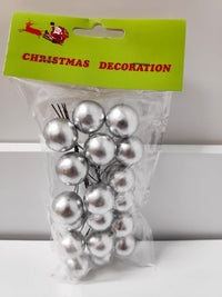 Christmas Balls 5cm - Evergreen Silk Plants Christmas Balls 5cm - Artificial Christmas Balls 5cm - Fake Christmas Balls 5cm - plants Christmas Balls 5cm - trees Christmas Balls 5cm - flowers Christmas Balls 5cm - greenery 
