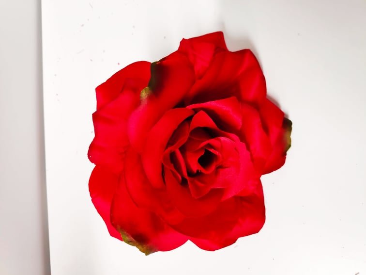 Single rose flowerhead 15cm | Evergreen Silk Plants