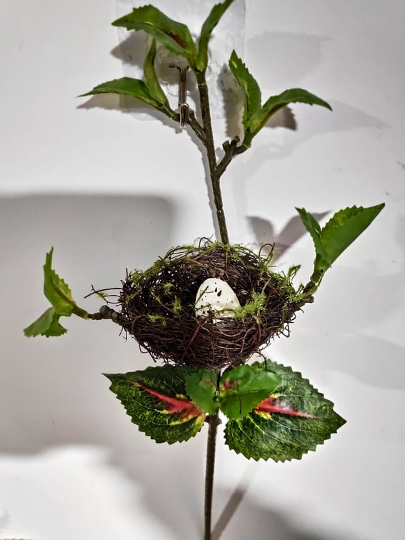 Nest Branch - Evergreen Silk Plants Nest Branch - Artificial Nest Branch - Fake Nest Branch - plants Nest Branch - trees Nest Branch - flowers Nest Branch - greenery 