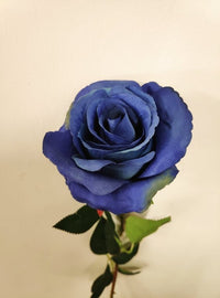 Long Stemmed Rose Blue | Evergreen Silk Plants