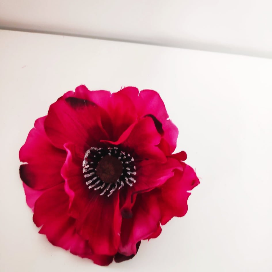 Poppy Flowerhead 11cm | Evergreen Silk Plants