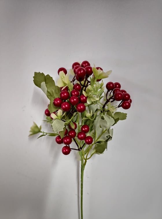 Berry Spray Red | Evergreen Silk Plants