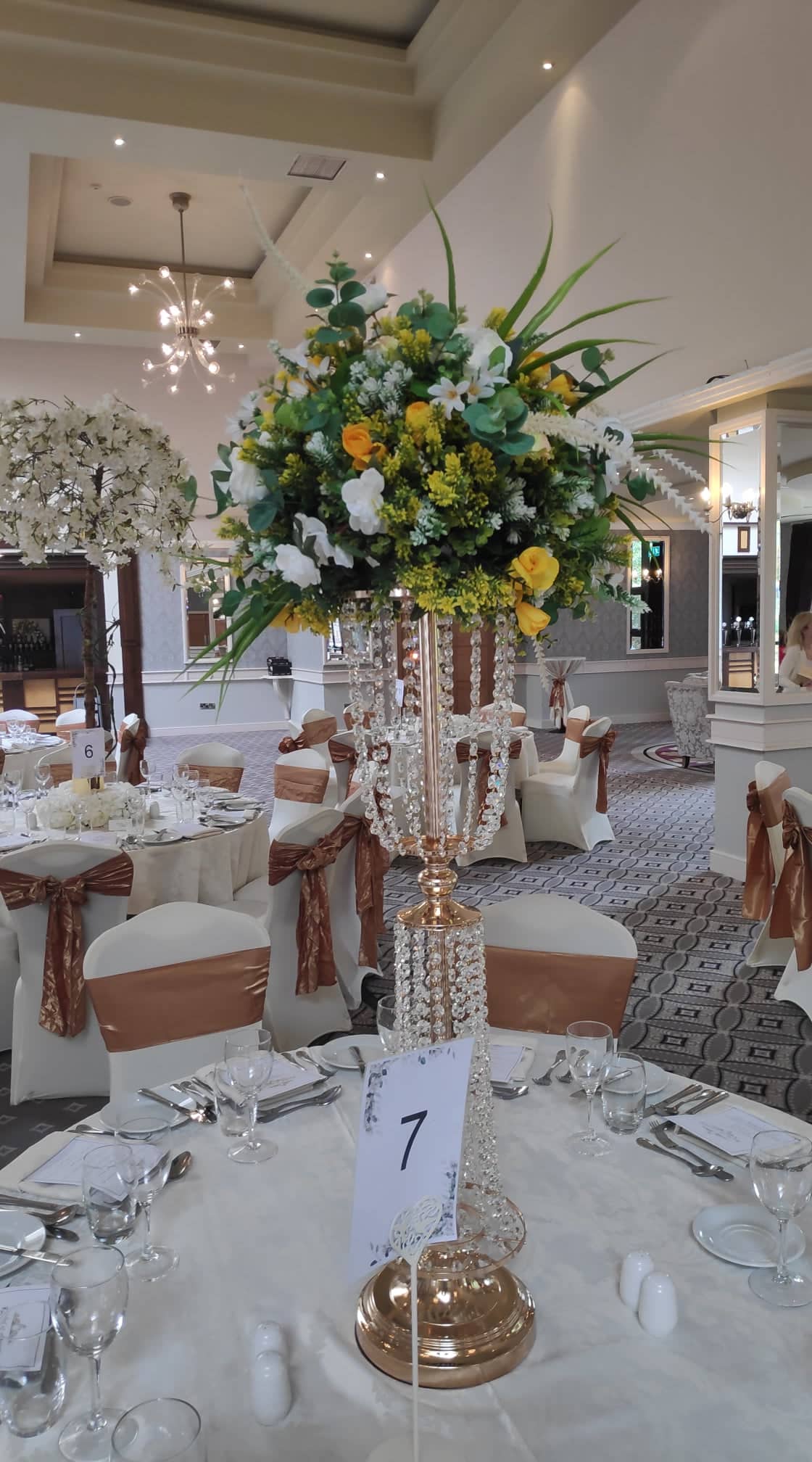 Wedding Reception Package - Evergreen Silk Plants