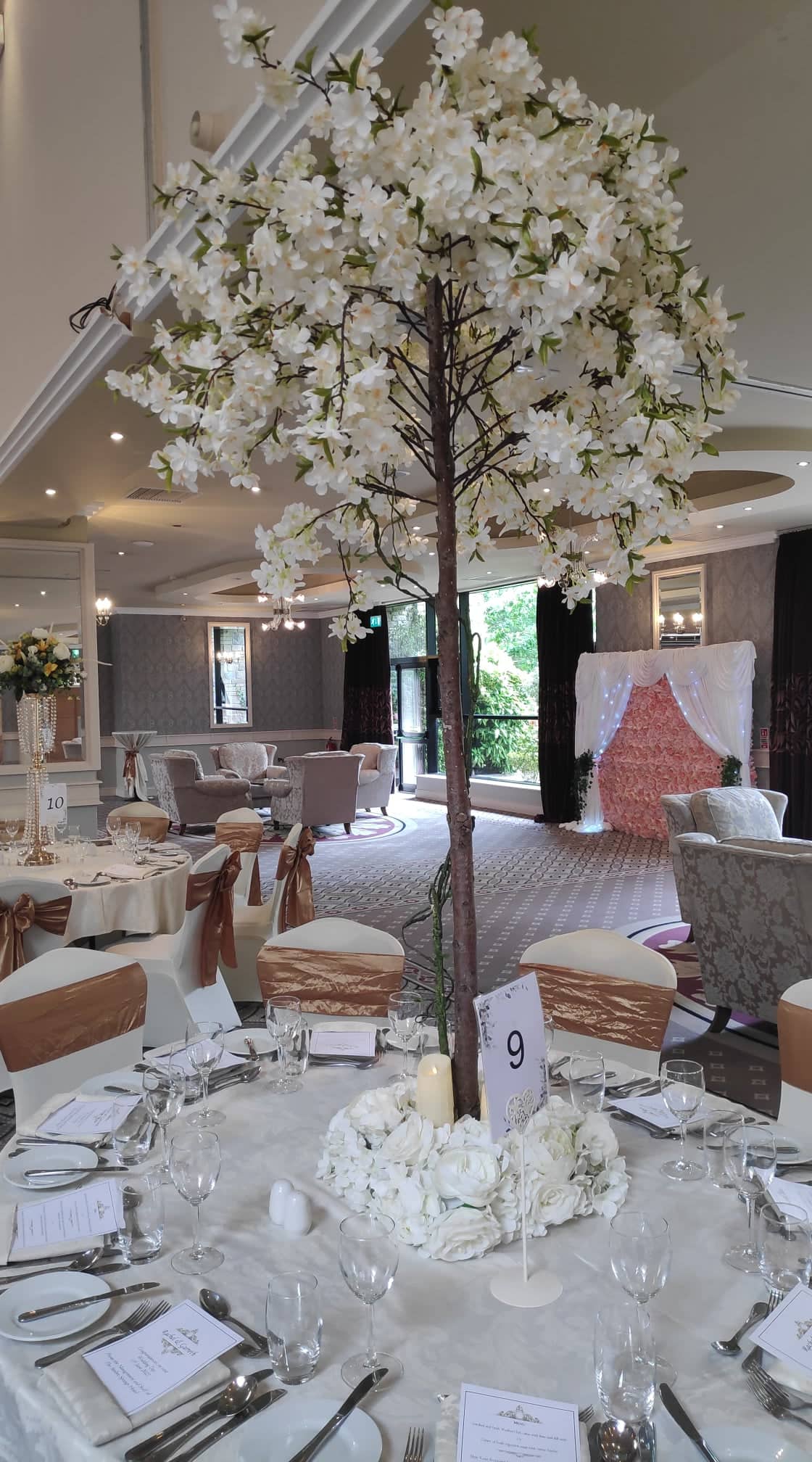 Wedding Reception Package - Evergreen Silk Plants