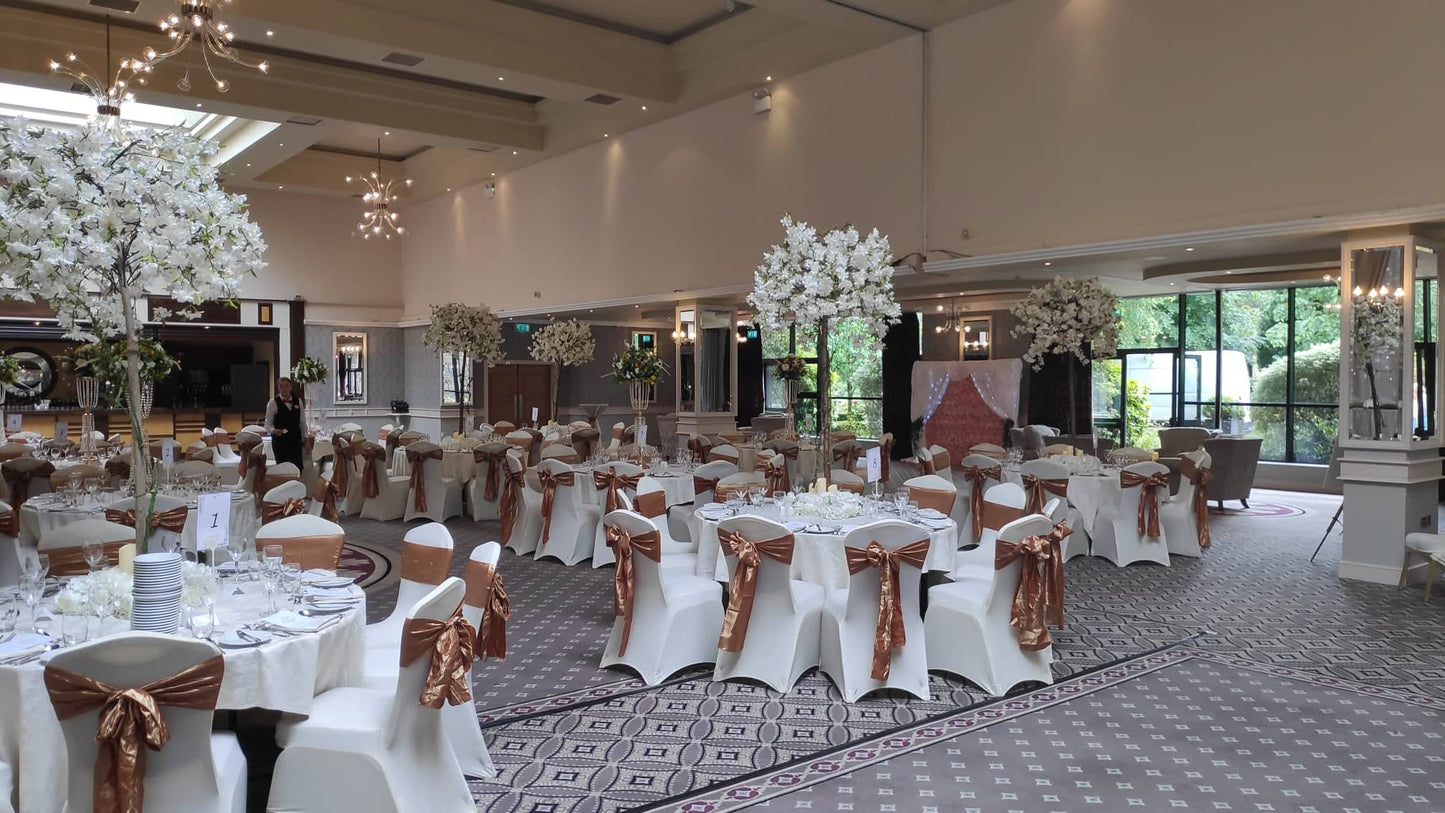 Wedding Reception Package - Evergreen Silk Plants
